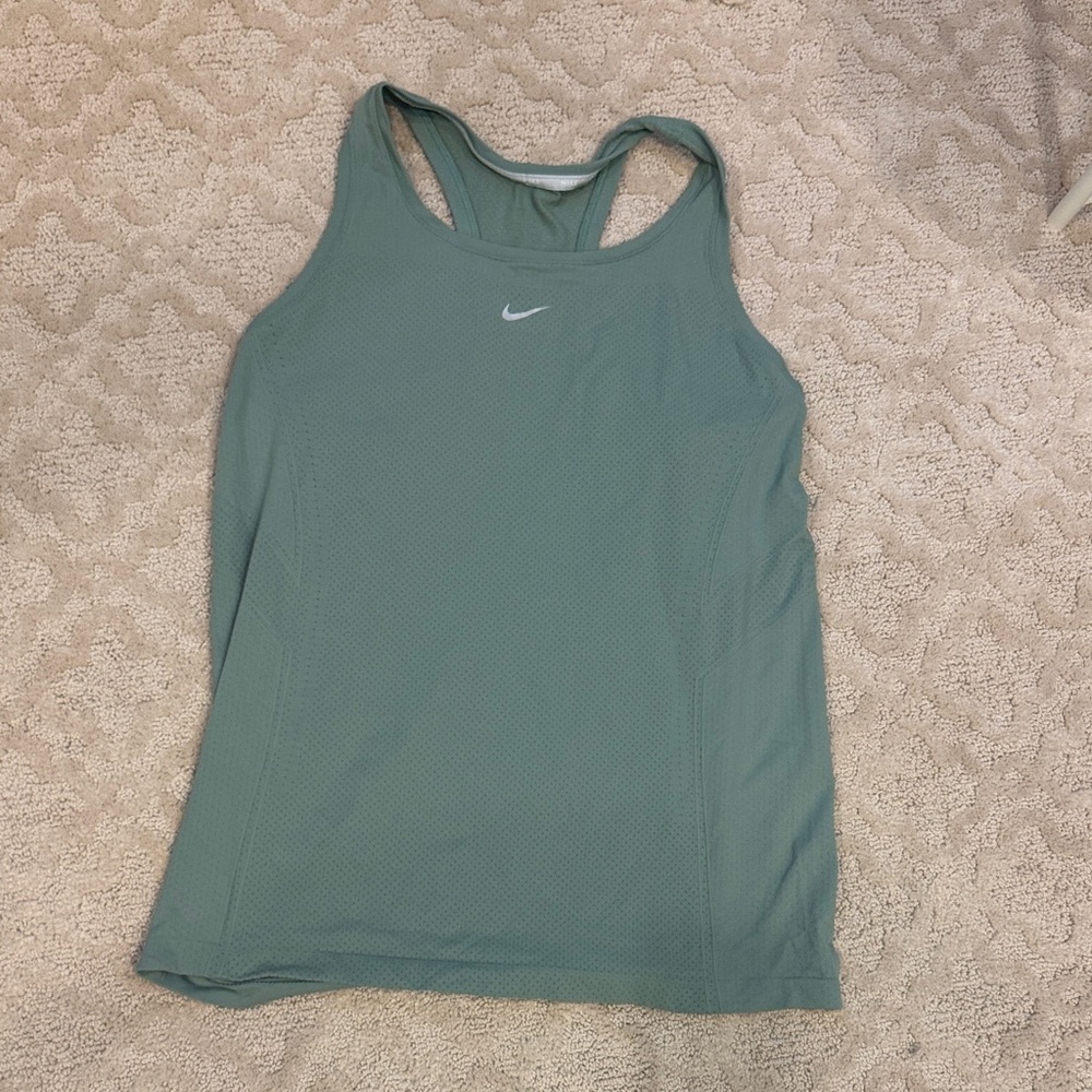 Nike Women's Sage Green Racerback Tank Top